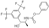 结构式 CAS# 877384-16-2, [(1S,2R)-2-[3,5-双(三氟甲基)苯基]-2-羟基-1-甲基乙基]氨基甲酸苄酯