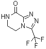 3-(Trifluoromethyl)-6,7-dihydro-[1,2,4]triazolo[4,3-a]pyrazin-8(5H)-one molecular structure (CAS 877402-45-4)