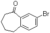 结构式 CAS# 87779-78-0, 3-溴苯并环庚-5-酮
