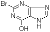 structure of CAS# 87781-93-9, 2-Bromohypoxanthine;2-Bromo-3,7-dihydropurin-6-one
