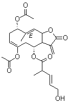 野马追内酯 B分子结构 (CAS 877822-41-8)
