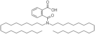 2-[(双十八烷基胺)羰基]苯甲酸分子结构 (CAS 87787-81-3)
