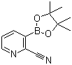 2-Cyanopyridine-3-boronic acid pinacol ester molecular structure (CAS 878194-93-5)