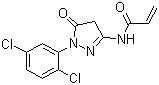 1-(2,5-Dichlorophenyl)-3-propeneamido-5-pyrazolone molecular structure (CAS 87820-16-4)