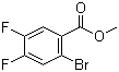 结构式 CAS# 878207-28-4, 2-溴-4,5-二氟苯甲酸甲酯