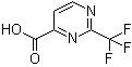 2-(Trifluoromethyl)pyrimidine-4-carboxylic acid molecular structure (CAS 878742-59-7)