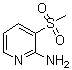 3-(Methylsulfonyl)-2-pyridinamine molecular structure (CAS 878805-97-1)