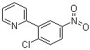 structure of CAS# 879088-40-1, 2-(2-Chloro-5-nitrophenyl)pyridine;4-Chloro-3-(pyridin-2-yl)nitrobenzene