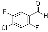 结构式 CAS# 879093-02-4, 4-氯-2,5-二氟苯甲醛