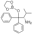 (S)-1-(1,3,2-Dioxaborolan-2-yloxy)-3-methyl-1,1-diphenylbutan-2-amine molecular structure (CAS 879981-94-9)