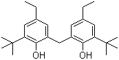 structure of CAS# 88-24-4, Antioxidant 425;2,2'-Methylenebis(4-ethyl-6-tert-butylphenol); 6,6'-Di-tert-butyl-4,4'-diethyl-2,2'-methylenediphenol