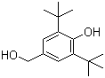 structure of CAS# 88-26-6, 3,5-Di-tert-butyl-4-hydroxybenzyl alcohol;2,6-Di-tert-butyl-4-(hydroxymethyl)phenol