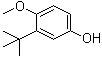 2-tert-Butyl-4-hydroxyanisole molecular structure (CAS 88-32-4)