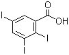 2,3,5-三碘苯甲酸分子结构 (CAS 88-82-4)
