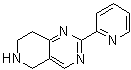 5,6,7,8-Tetrahydro-2-(2-pyridinyl)pyrido[4,3-d]pyrimidine molecular structure (CAS 880361-82-0)