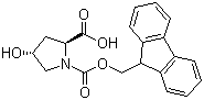 Fmoc-L-hydroxyproline molecular structure (CAS 88050-17-3)