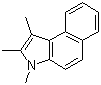 structure of CAS# 881219-73-4, 1,2,3-Trimethyl-1H-benzo[e]indole