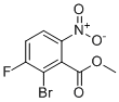 Methyl 2-bromo-3-fluoro-6-nitrobenzoate molecular structure (CAS 881415-29-8)