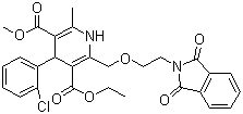 Phthaloyl amlodipine molecular structure (CAS 88150-62-3)