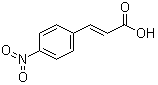 structure of CAS# 882-06-4, (E)-4-Nitrocinnamic acid;(E)-3-(4-Nitrophenyl)-2-propenoic acid; (E)-p-Nitrocinnamic acid; (2E)-3-(4-Nitrophenyl)-2-propenoic acid; trans-4-Nitrocinnamic acid; trans-p-Nitrocinnamic acid