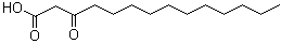 3-Oxotetradecanoic acid molecular structure (CAS 88222-72-4)