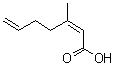 结构式 CAS# 88227-04-7, (Z)-3-甲基-2,6-庚二烯酸