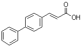 trans-4-Phenylcinnamic acid molecular structure (CAS 88241-65-0)