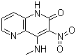 4-(Methylamino)-3-nitro-1,5-naphthyridin-2(1H)-one molecular structure (CAS 882651-36-7)