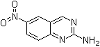 结构式 CAS# 882670-94-2, 6-硝基喹唑啉-2-胺