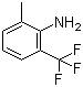 2-甲基-6-三氟甲基苯胺分子结构 (CAS 88301-98-8)