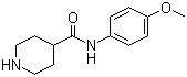 N-(4-Methoxyphenyl)piperidine-4-carboxamide molecular structure (CAS 883106-58-9)