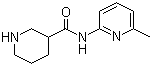 N-(6-Methylpyridin-2-yl)piperidine-3-carboxamide molecular structure (CAS 883106-74-9)