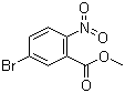 5-Bromo-2-nitrobenzoic acid methyl ester molecular structure (CAS 883554-93-6)