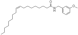 structure of CAS# 883715-21-7, (9Z)-N-[(3-Methoxyphenyl)methyl]-9-octadecenamide