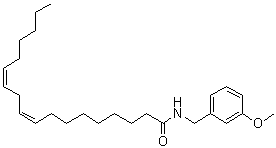 (9Z,12Z)-N-[(3-Methoxyphenyl)methyl]-9,12-octadecadienamide molecular structure (CAS 883715-22-8)