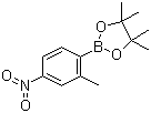 structure of CAS# 883715-40-0, 2-Methyl-4-nitrophenylboronic acid pinacol ester