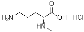 N2-Methyl-D-ornithine hydrochloride molecular structure (CAS 883879-00-3)