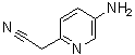 5-Amino-2-pyridineacetonitrile molecular structure (CAS 883993-15-5)