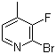 2-Bromo-3-fluoro-4-methylpyridine molecular structure (CAS 884494-37-5)