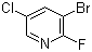 3-Bromo-5-chloro-2-fluoropyridine molecular structure (CAS 884494-87-5)