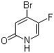 4-Bromo-5-fluoro-1H-pyridin-2-one molecular structure (CAS 884495-01-6)
