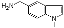 (1-Methyl-1H-indol-5-yl)methanamine molecular structure (CAS 884507-17-9)