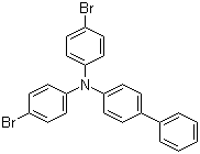 4,4'-二溴-4''-苯基三苯胺分子结构 (CAS 884530-69-2)