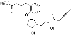 贝前列素钠分子结构 (CAS 88475-69-8)
