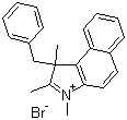 1,2,3-Trimethyl-3-benzyl-3H-benz[e]indolium bromide molecular structure (CAS 884863-08-5)