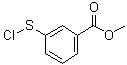 3-(Chlorothio)benzoic acid methyl ester molecular structure (CAS 88489-85-4)