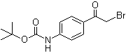 [4-(Bromoacetyl)phenyl]carbamic acid tert-butyl ester molecular structure (CAS 885269-70-5)