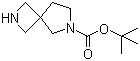 2,6-Diazaspiro[3.4]octane-6-carboxylic acid tert-butyl ester molecular structure (CAS 885270-86-0)