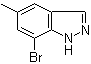 7-Bromo-5-methyl-1H-indazole molecular structure (CAS 885272-97-9)