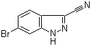 结构式 CAS# 885278-24-0, 6-溴-3-氰基吲唑